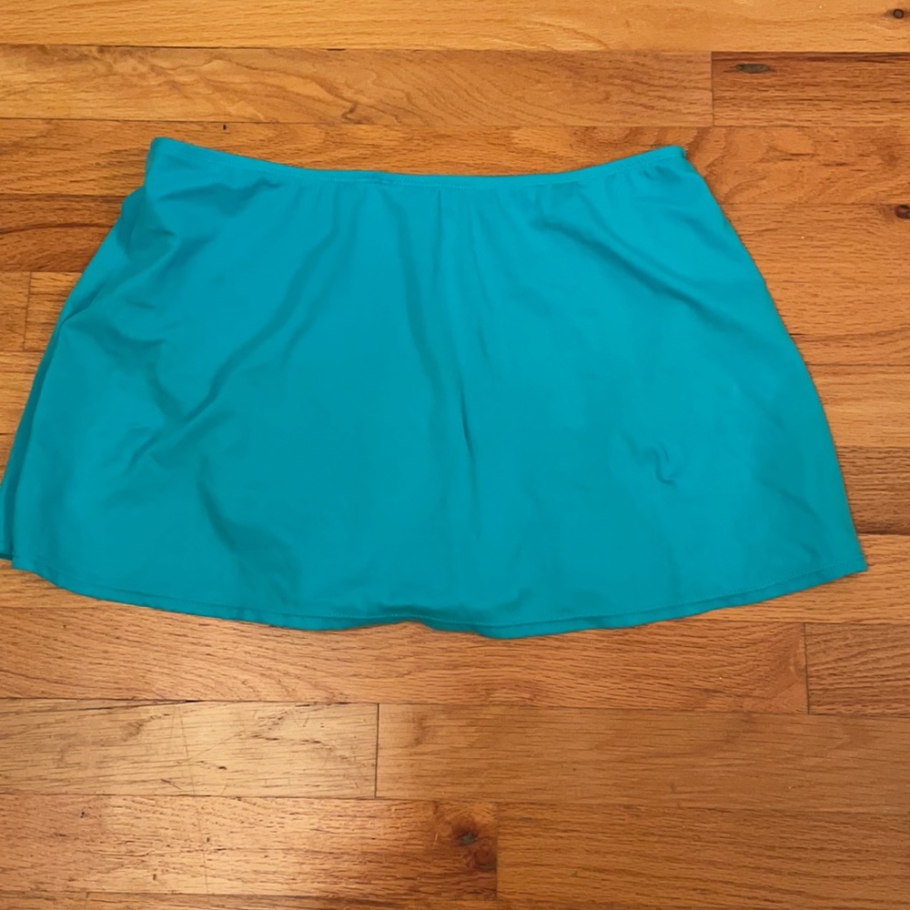 Kim Rogers Swim Skirt. Size Large. Blue. GUC - Picture 8 of 8